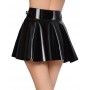 Vinyl Mini Skirt L