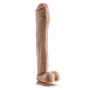 Dildo munanditega 33cm nahavärvi - DR. SKIN