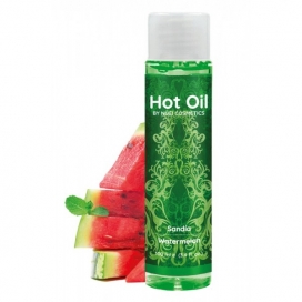 Soojendav massaažiõli arbuusi maitse ja lõhnaga 100 ml - Hot Oil