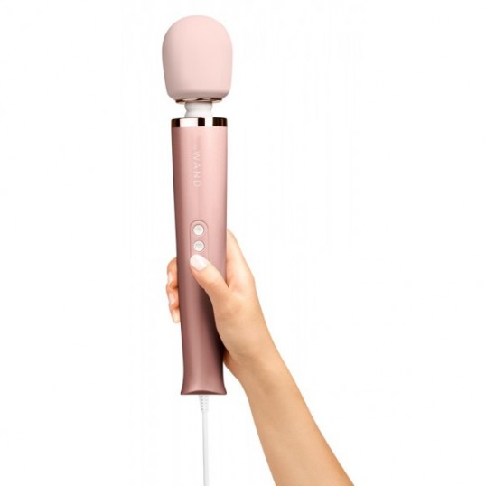 Mains-powered massager Rose Gold - LE WAND PLUG-IN