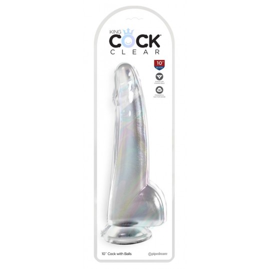 KingCockClear 10 w balls clear