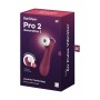 SATISFYER PRO 2 GENERATION 3<br /> WITH LIQUID AIR WINE RED