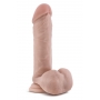 Dildo munanditega 20cm nahavärvi - DR. SKIN