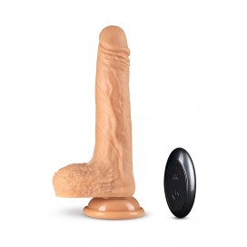 Realistlik vibraator/dildo munanditega 20cm - DR. SKIN