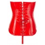 Vinyl Corset red XL