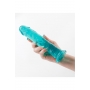 Dildo ar piesūcekni 21cm zils - Fantasia