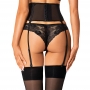 Пояс для чулок в виде корсета XL/2XL - Obsessive Serena Love
