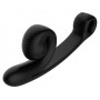 Vibrator for simultaneous stimulation of the G-spot and clitoris Black - Snail Vibe