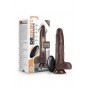 DR. SKIN SILICONE DR. MURPHY 8 INCH THRUSTING DILDO CHOCOLATE