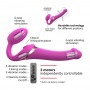 Strap-On-Me - Strap-on Multi Orgasm Remote Controlled 3 Motors Fuchsia M