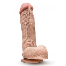 Dildo ar sēkliniekiem 21,6cm miesas krāsa - DR. SKIN