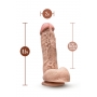 Dildo munanditega 21,6 cm nahavärvi - DR. SKIN