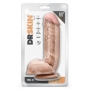 Dildo munanditega 21,6 cm nahavärvi - DR. SKIN