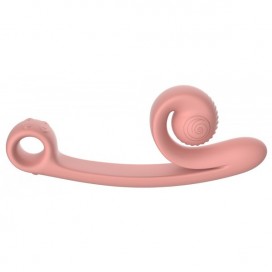 Vibrator for simultaneous stimulation of the G-spot and clitoris Light-pink - Snail Vibe