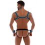 Men's Jock set black/blue L