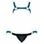 Men's Jock set black/blue L