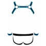 Men's Jock set black/blue L