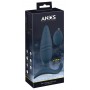 Anālais vibrators ar grūdienu funkciju zils - ANOS