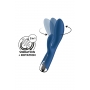 Rotējošs truša vibrators zils - SATISFYER SPINNING RABBIT 1