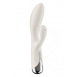 Rotējošs truša vibrators balts - SATISFYER SPINNING RABBIT 1