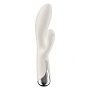 Rotējošs truša vibrators balts - SATISFYER SPINNING RABBIT 1