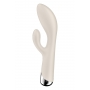 Rotējošs truša vibrators balts - SATISFYER SPINNING RABBIT 1