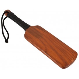 Leather spanking paddle