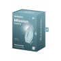 Klitora gaisa pulsators ar vibrāciju zils - SATISFYER MISSION CONTROL