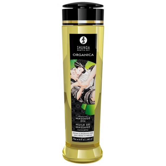 Massage oil without scent and flavour 240 ml - Shunga