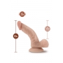 DR. SKIN DR. STEPHEN 6.5 INCH DILDO WITH BALLS BEIGE