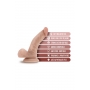 DR. SKIN DR. STEPHEN 6.5 INCH DILDO WITH BALLS BEIGE
