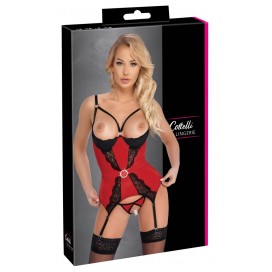 Cami Suspenders red L