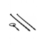 NMC 3 IN 1 SILICONE URETHRAL SOUND KIT SET BLACK