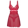 Red babydoll L/XL - Obsessive Cupide Desir