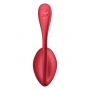 Виброяйцо на дистанционном управлении красное - Satisfyer Shiny Petal