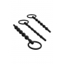 NMC 3 IN 1 SILICONE URETHRAL SOUND KIT SET BLACK