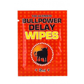 BULL POWER WIPES DELAY SACHETS 6X2ML