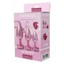 Anal plug set pearl pink - Gleaming love