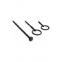 NMC 3 IN 1 SILICONE URETHRAL SOUND KIT SET BLACK