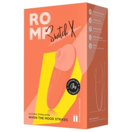 Klitora gaisa pulsators ROMP Switch X - oranžs