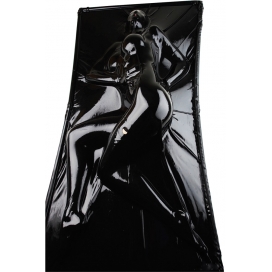 Latex Vacuum Bed Black