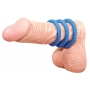Lust 3 Cock Rings blue