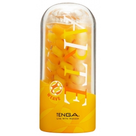 Teksturēts masturbators Tenga Arte Weave - dzeltens Teksturēts masturbators Tenga Arte Weave - dzeltens