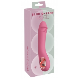 G-punkta vibrators Slim G-spot Rose - rozā G-punkta vibrators Slim G-spot Rose - rozā