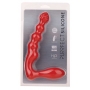 Красный силиконовый стимулятор purrfect silicone - 19 см.