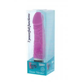 Klassikaline vibraator lilla 19,5cm - purrfect