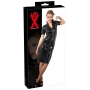Lateksa kleita ar rāvējslēdzēju melna 2xl late x