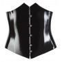 Latex waist cincher black 2xl