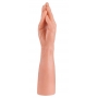 Klassikaline dildo käe kujul 33cm ihuvärvi - Giant Family