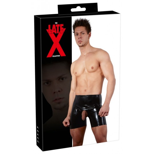 Men's latex pants black m